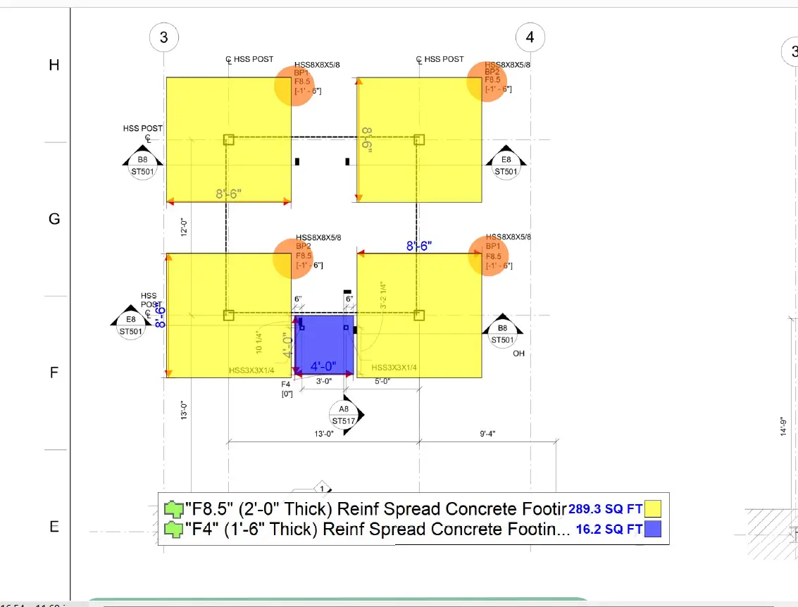 concrete takeoff annotated drawings 3
