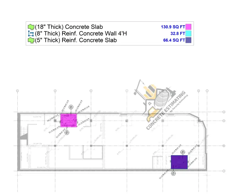 concrete takeoff annotated drawings 7